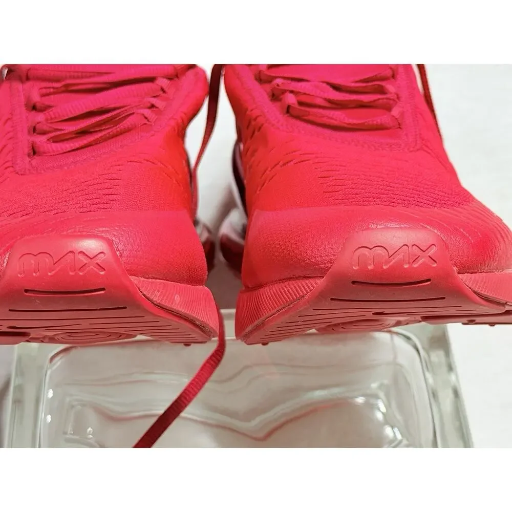 Nike Air Max 270 Triple Red University Red Sneakers CV7544-600 Mens Size 12